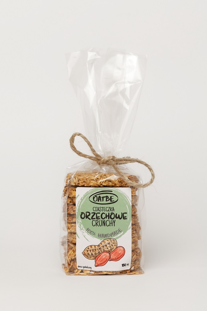 Ciasteczka crunchy orzechowe