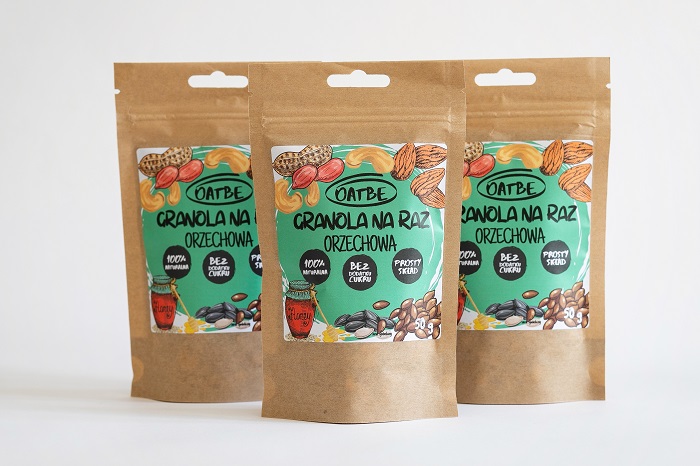 Granola na raz ORZECHOWA z miodem