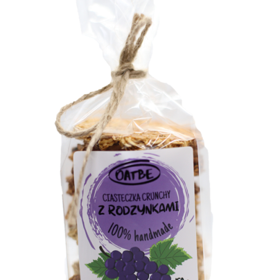 Ciasteczka crunchy z rodzynkami