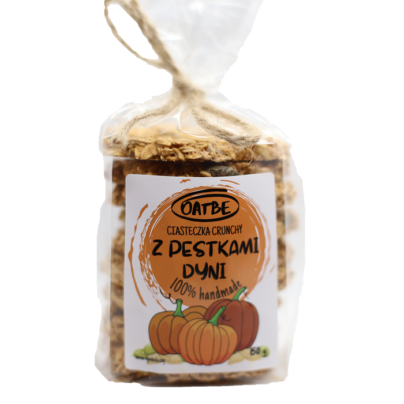 Ciasteczka crunchy z pestkami dyni
