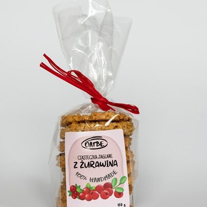 Ciasteczka jaglane z żurawiną