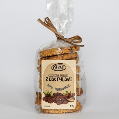 Ciasteczka jaglane<br> z daktylami